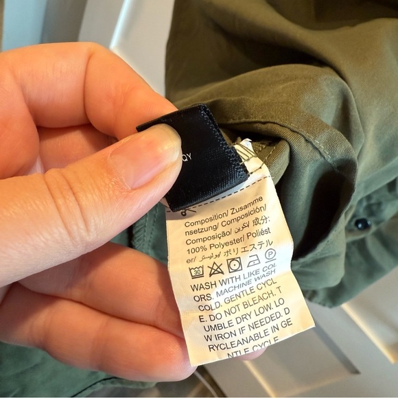 SHEIN Curve Khaki Shirt Dress - Picture 5 of 7